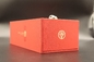 CMYK Embossing Rigid Wine Boxes with plastic ring locking Ancient Chinese Style