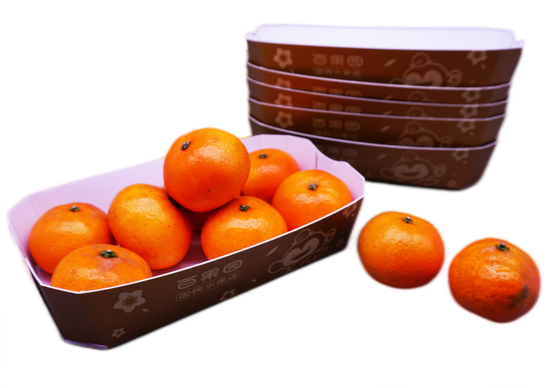 Gấp hộp đóng gói thực phẩm, hộp bìa cứng chống thấm nước cho trái cây In CMYK