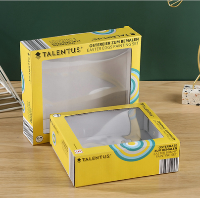 Hộp đóng gói đồ chơi bù đắp 4C PMS với chất liệu giấy sóng Window E Flute